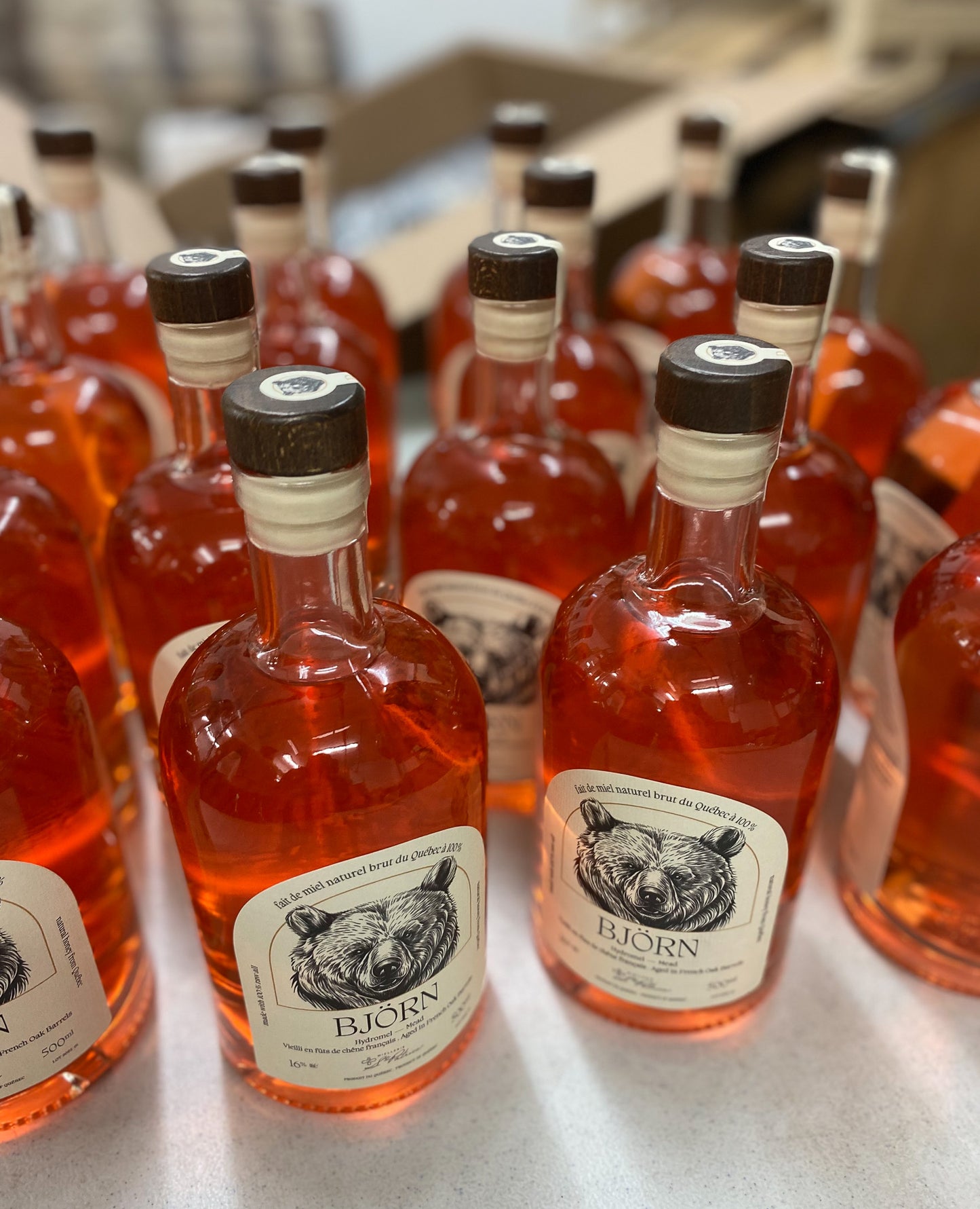 Björn - Hydromel vieilli en fûts de chêne français. 500ml