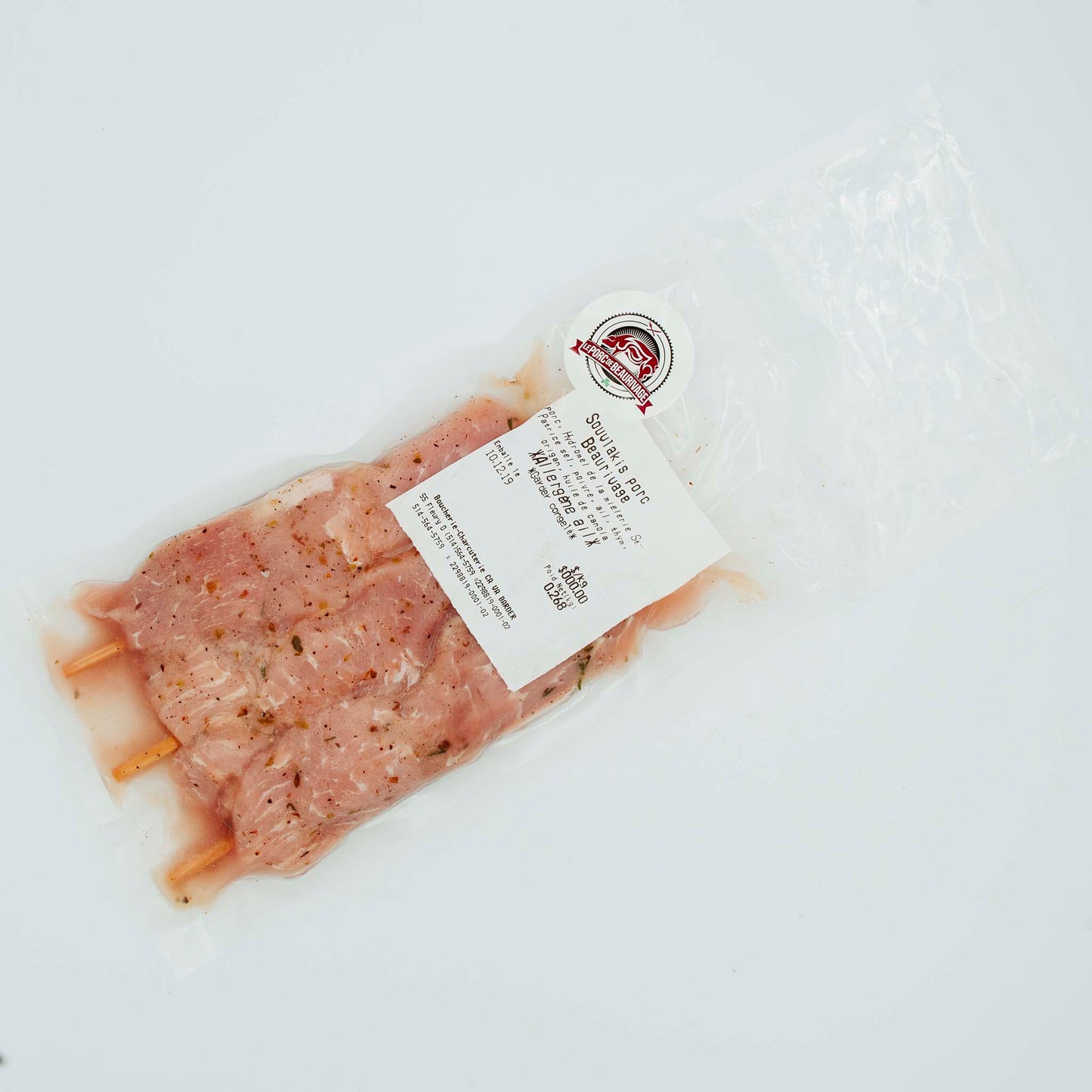 Souvlakis à l'hydromel - 250g (3 par paquet)