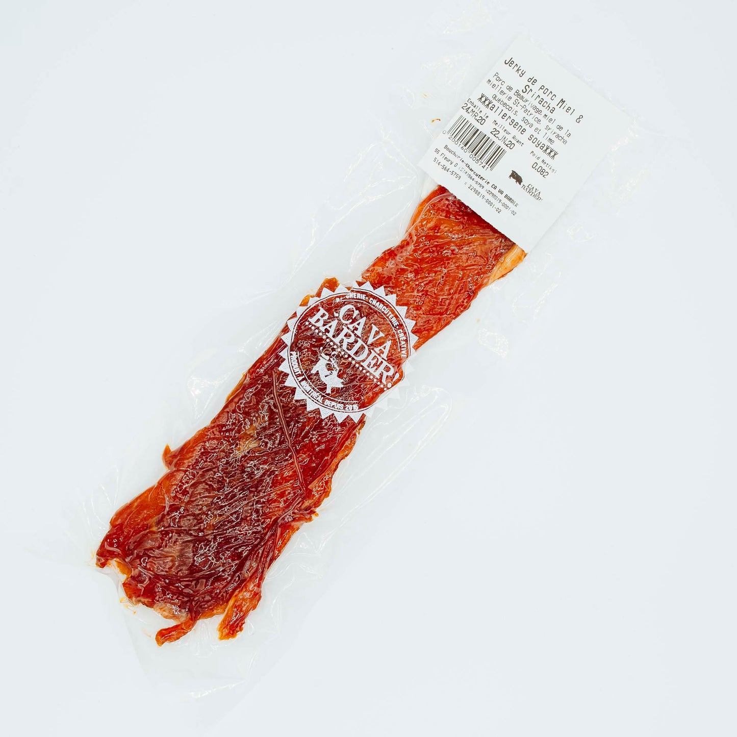 Pork Jerky - Honey & Sriracha. Spicy - 80g